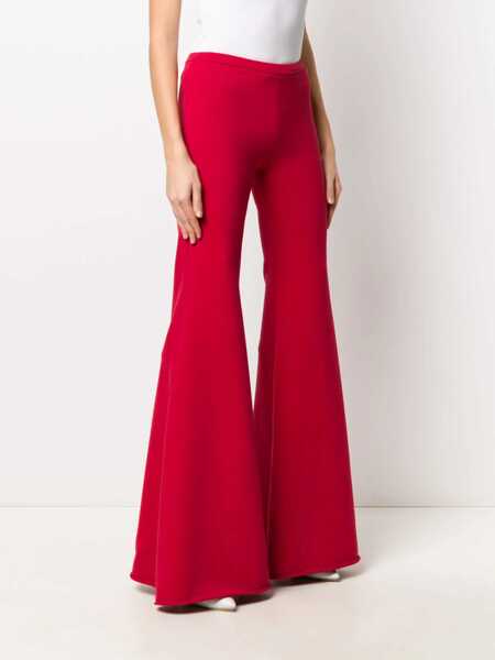 Pantaloni de trening Vetements Flared Joggers Row-Cut Hem Red Femei (BM 15327559) 3