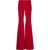 Vetements Flared Joggers Row-Cut Hem Red