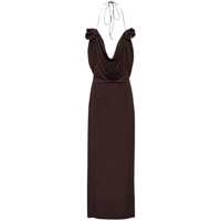 Rochii Magda Butrym Draped Cowl Neck Midi Dress Femei