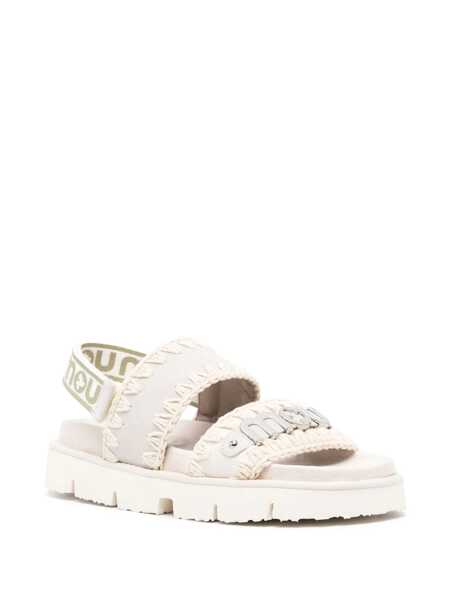 Balerini Mou Mou Bio Sandal Flats Beige Femei (BM 15329716) 2