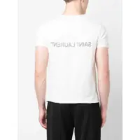 Tricouri Saint Laurent pentru Barbati - Tricouri Saint Laurent Saint Laurent Logo Print T-Shirt WHITE Barbati (BM 15330853) - B-mall.ro