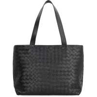 Genti Bottega Veneta pentru Barbati - Genti de mana Bottega Veneta Bottega Veneta Small Intrecciato Zipped Tote Black Barbati (BM 15331294) - B-mall.ro