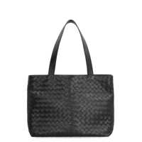 Genti de mana Bottega Veneta Small Intrecciato Zipped Tote Barbati