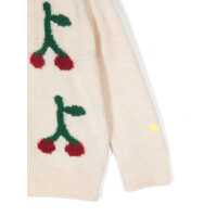 Pulovere casual pentru Fete - Pulovere casual Bobo Choses Baby Cherry jumper White Fete (BM 15335734) - B-mall.ro
