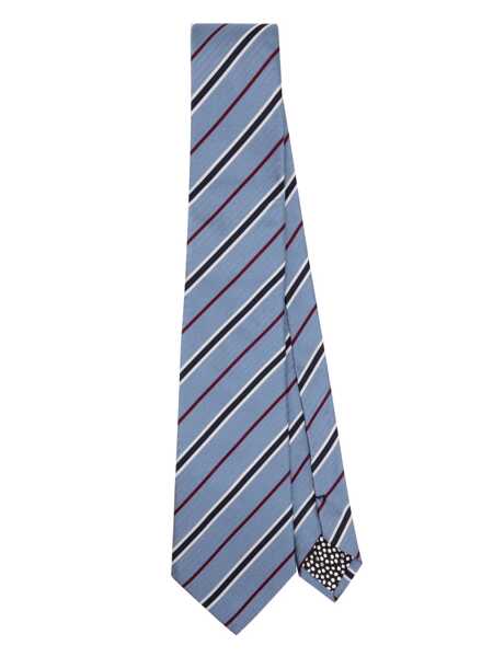 Cravate Paul Smith Paul Smith Men Tie Zigzag Stripe Accessories BLUE Barbati (BM 15335875) 1