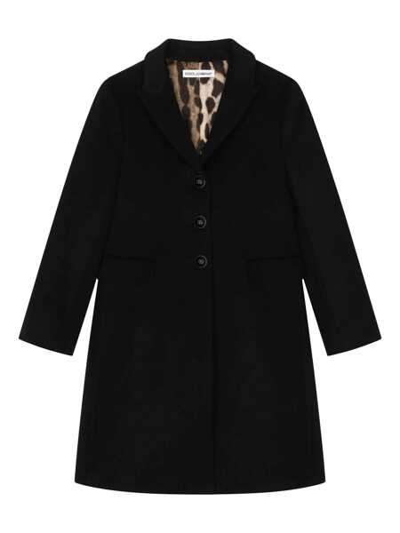 Paltoane Dolce & Gabbana Coat Black   Fete (BM 15336133) 1