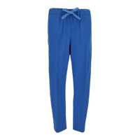 Pantaloni casual Blue Crop Cut Pants In Cotton Blend Woman Femei