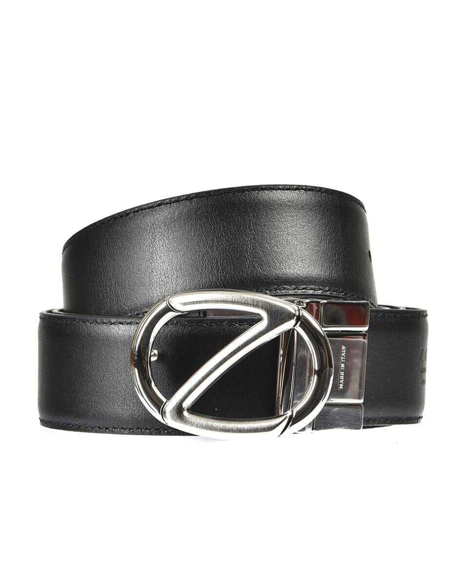 Curele ZEGNA Zegna Belt Black Barbati (BM 15340273) 1