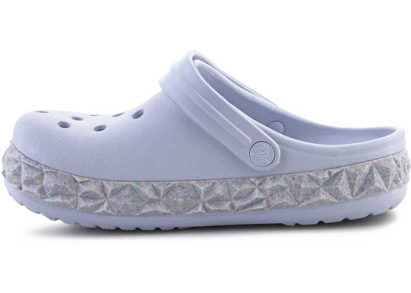 Sandale Crocs Crockband Geometric Glitter Band Clog Kids Blue Fete (BM 15341008) 4