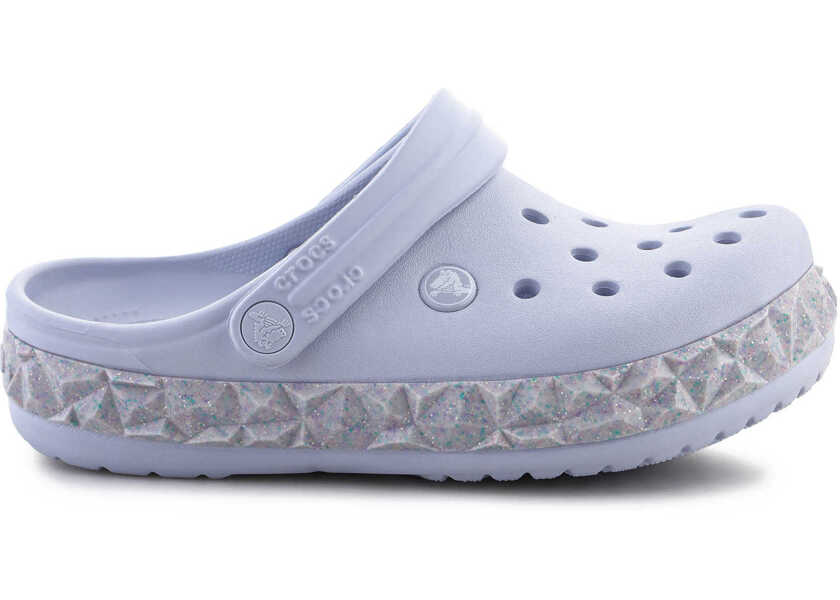 Sandale Crocs Crockband Geometric Glitter Band Clog Kids Blue Fete (BM 15341008) 6