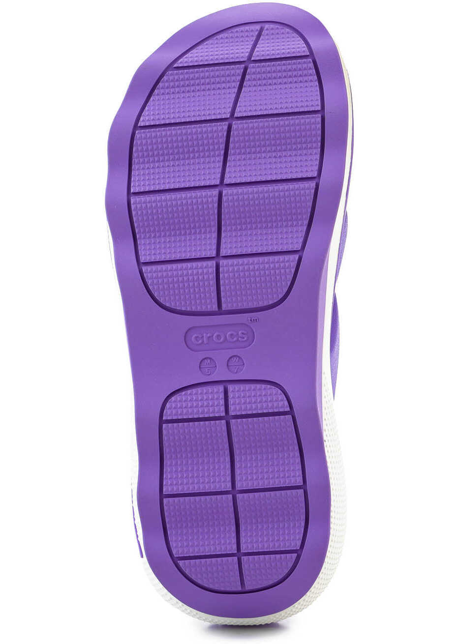 Slapi Crocs Mega Crush Triple Strap Purple Femei (BM 15341035) 7