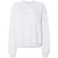 Pulovere Alexander Wang Grey Cotton Sweatshirt Femei