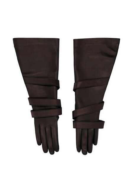 Manusi Saint Laurent Saint Laurent Gloves Black Femei (BM 15344104) 2