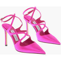 Pantofi stiletto Criss Cross Design Azia Satin Silngbacks 9.5Cm Femei