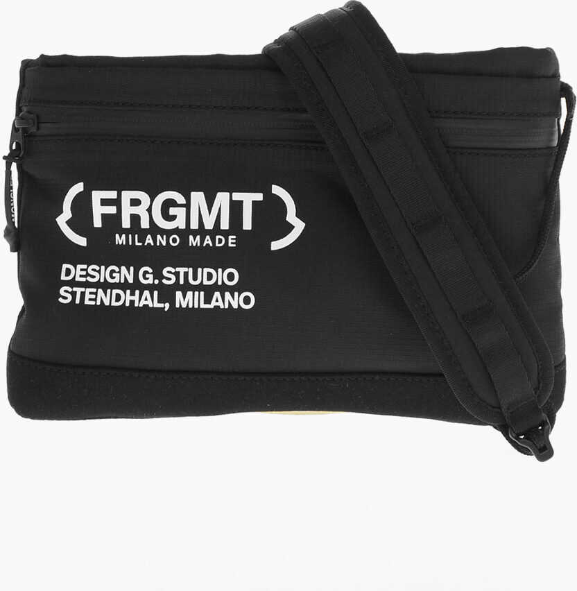 Genti tip postas Moncler Frgmt Zipped Sacoche Crossbody Bag Black Barbati (BM 15352033) 1