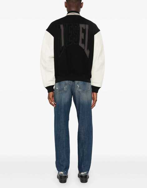 Jachete Diesel L-Nyman Jacket BLACK/WHITE Barbati (BM 15358363) 2