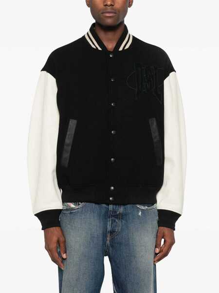 Jachete Diesel L-Nyman Jacket BLACK/WHITE Barbati (BM 15358363) 3