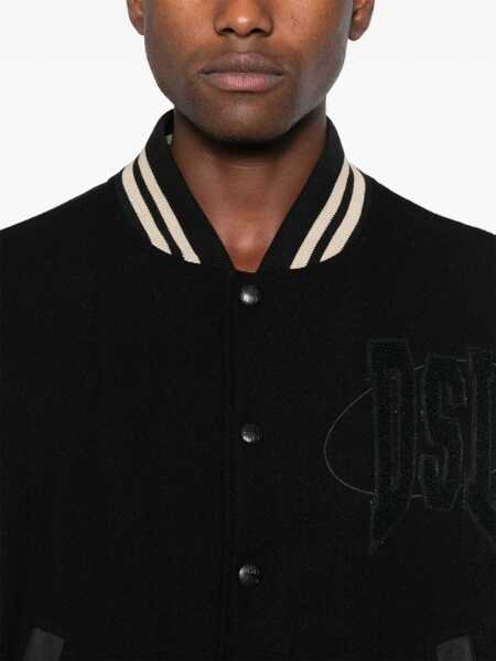 Jachete Diesel L-Nyman Jacket BLACK/WHITE Barbati (BM 15358363) 5