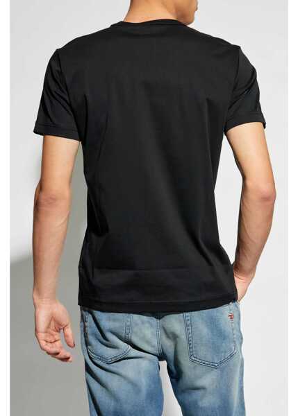 Tricouri Diesel T-Shirt BLACK Barbati (BM 15358366) 4