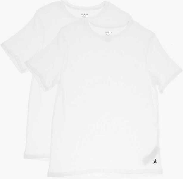 Tricouri Nike Air Jordan Set Of 2 Stretch Cotton Crew-Neck T-Shirt White Barbati (BM 15359827) 3