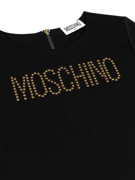 Rochii Moschino LONG SLEEVED DRESS Black   Fete (BM 15359887) 3