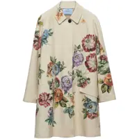 Paltoane Prada Hidden Button Coat Femei