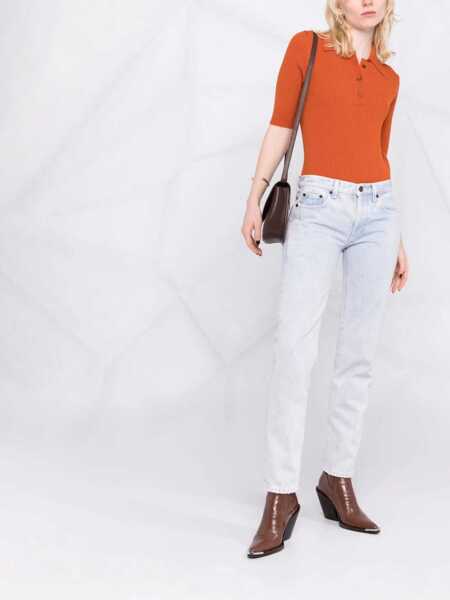 Blugi skinny Saint Laurent Low Waist Denim Jeans DENIM Femei (BM 15360382) 2