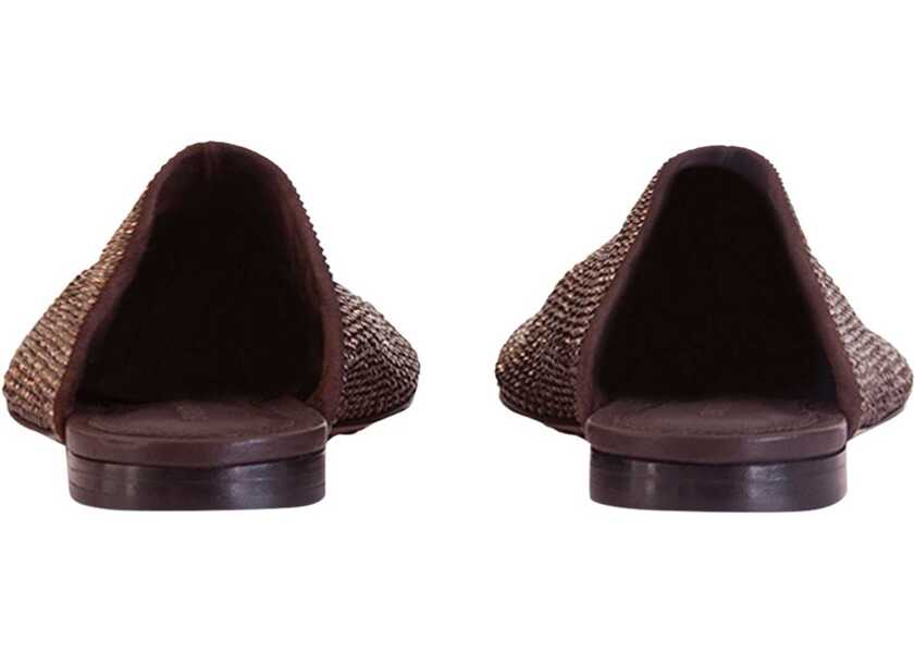 Sandale Bottega Veneta Slipper Bottega Veneta BROWN Femei (BM 15360403) 3