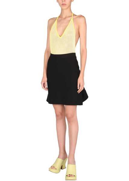 Fuste casual Bottega Veneta Wool Skirt BLACK Femei (BM 15360436) 2