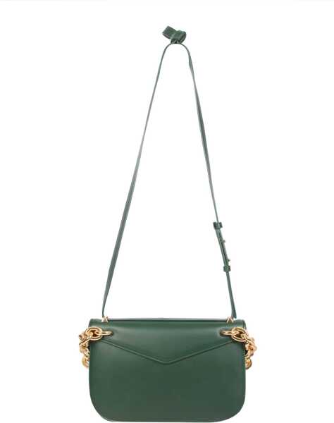 Genti tip postas Bottega Veneta Mount Leather Bag GREEN Femei (BM 15360442) 2
