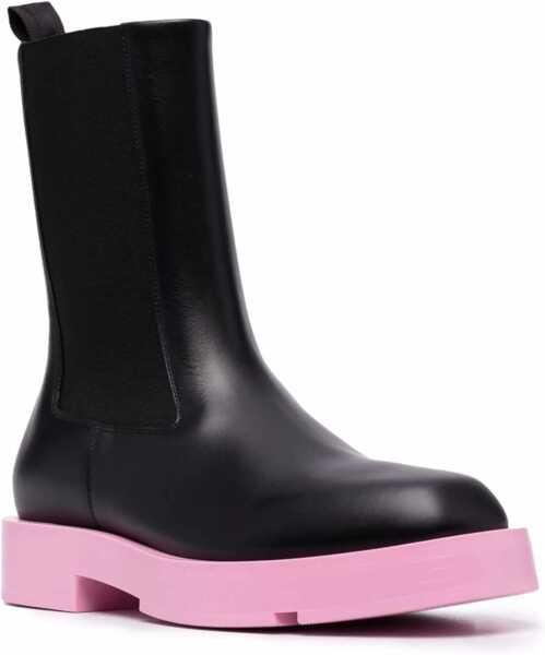 Cizme scurte Givenchy Color-Block Boot BLACK Femei (BM 15360490) 2