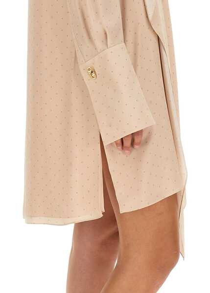 Rochii casual Fendi Crepe Dress IVORY Femei (BM 15360499) 4