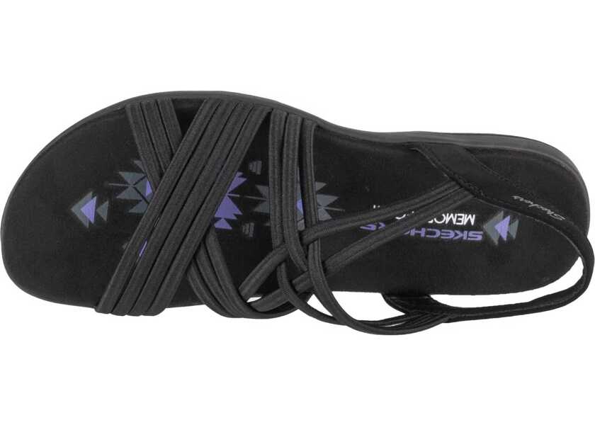 Sandale fara toc SKECHERS Reggae Slim - Sunnyside Black Femei (BM 15360616) 3