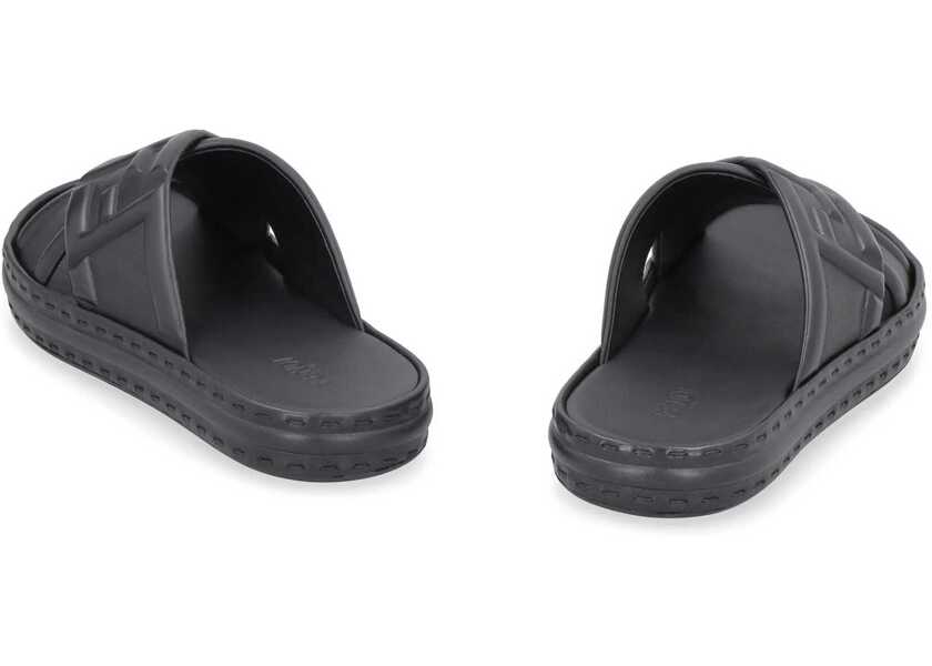 Sandale Fendi Black Leather Sandal BLACK Barbati (BM 15361108) 3