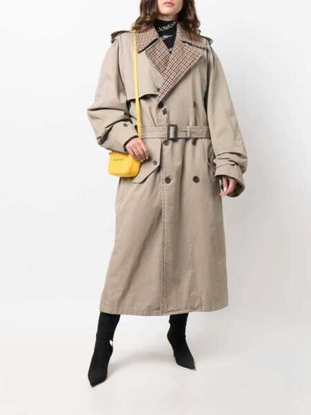 Paltoane Balenciaga Reversible Trench Coat BEIGE Barbati (BM 15361117) 3