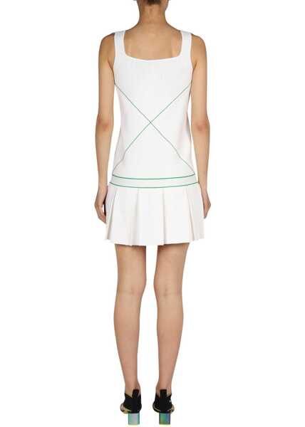 Rochii casual Bottega Veneta Logo Embroidery Dress WHITE Femei (BM 15361126) 3