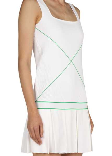 Rochii casual Bottega Veneta Logo Embroidery Dress WHITE Femei (BM 15361126) 4