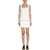 Bottega Veneta Logo Embroidery Dress WHITE