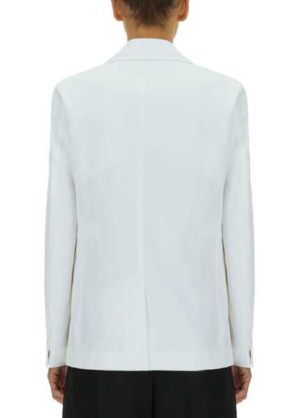 Sacouri office Bottega Veneta Single-Breasted Jacket WHITE Femei (BM 15361129) 3