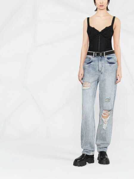 Bluze Balenciaga Top Lingerie BLACK Femei (BM 15361144) 2