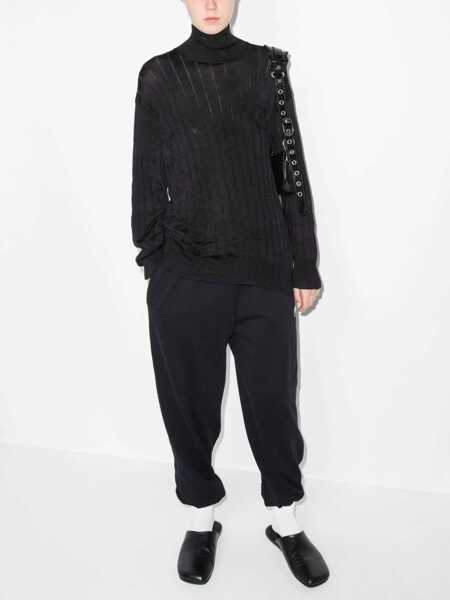 Pulovere casual Balenciaga Oversized Turtleneck Pullover BLACK Femei (BM 15361150) 2