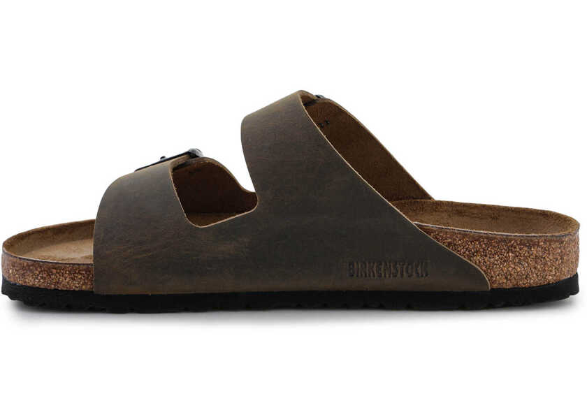 Saboti Birkenstock Arizona Khaki Brown Barbati (BM 15361204) 4