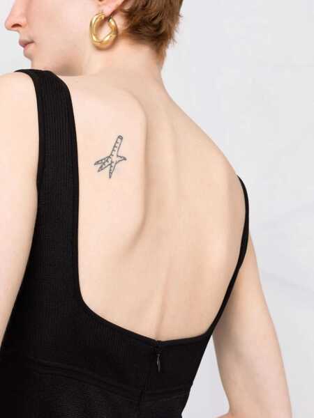 Rochii casual Saint Laurent Short Viscose Dress BLACK Femei (BM 15361318) 3