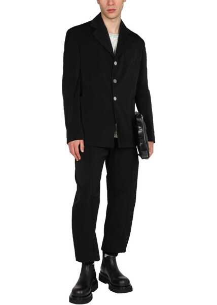 Sacouri office Bottega Veneta Single-Breasted Jacket BLACK Barbati (BM 15361345) 2