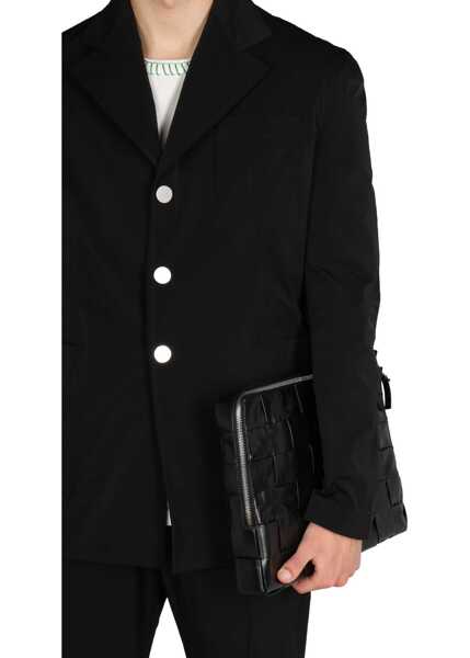 Sacouri office Bottega Veneta Single-Breasted Jacket BLACK Barbati (BM 15361345) 4