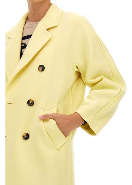 Paltoane Max Mara Madame Coat YELLOW Femei (BM 15361420) 4