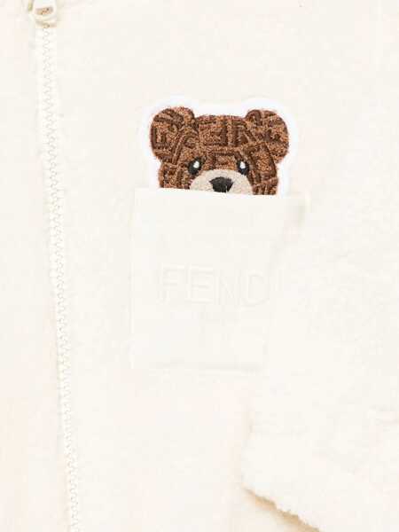 Jachete Fendi TEDDY JACKET White Baieti (BM 15361615) 3