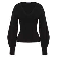 Pulovere Alberta Ferretti Viscose Stretch V Neck Sweater Clothing Femei