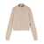 COURRÈGES Courrèges Zip-Up Interlock Track Jacket Beige