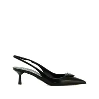 Pantofi cu toc Prada Leather Pointy-Toe Slingback Femei